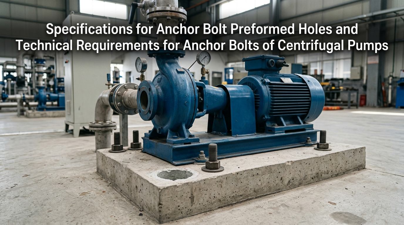 Centrifugal pump anchor setup